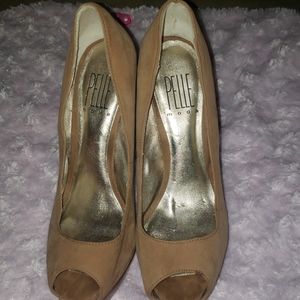 Pelle Moda Peep Toe Heels